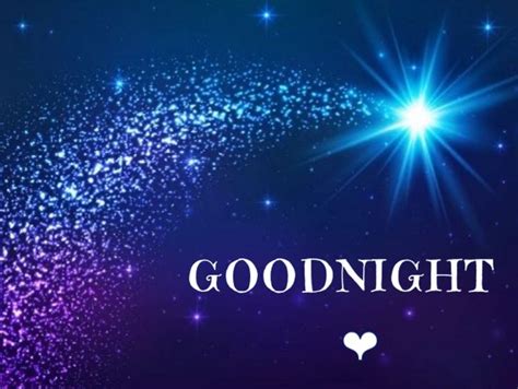 The Words Goodnight Written In White On A Purple And Blue Background