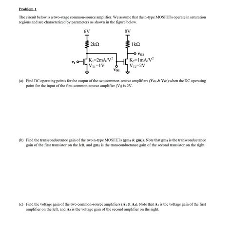 Answered Problem 1 The Circuit Below Is A Bartleby