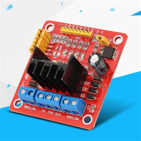 L298n Dual H Bridge Dc Stepper Motor Driver Module บอร์ดควบคุมมอเตอร์