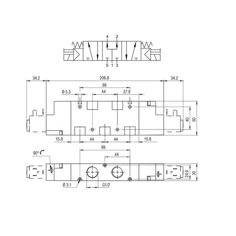 Electrovalvula Monoestable Aignep P C Retorno Muelle