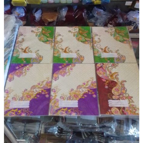 Jual Sampul Buku Tulisbuku Boxy Motif Batik Simpaty Shopee Indonesia