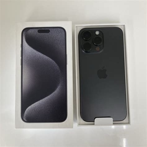 Yahooオークション Iphone15 Pro Max 256gb ブラックチタニウム Mu