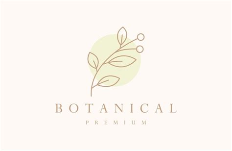 Premium Vector Botanical Logo Icon Design Template Vector Illustration