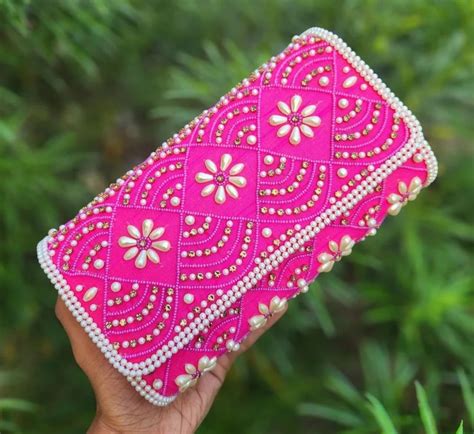 Mix Handmade Hand Clutch Bag At Rs 700 In Udaipur Id 2852393178833