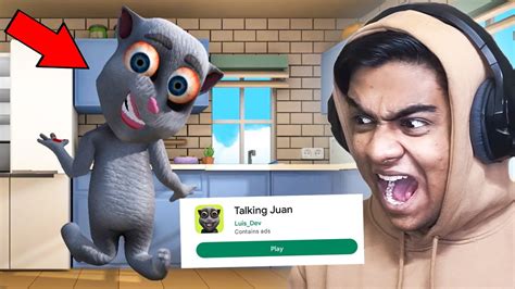 I Found This SCARY TALKING TOM Game Talking Juan YouTube