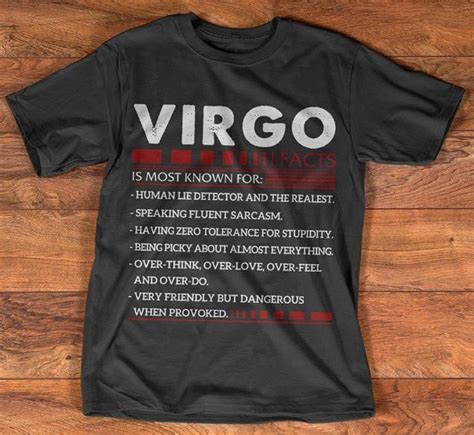 Virgo Facts Is Most Known For Human Lie Detector Shirt Teepython