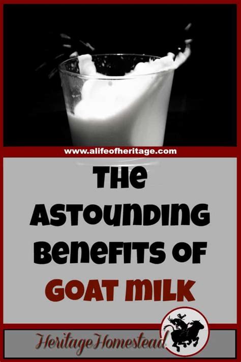 Astounding Benefits of Goat Milk! No really...you NEED this stuff!