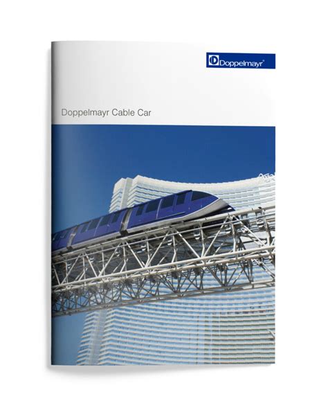 Brochure Doppelmayr Cable Car Doppelmayr Group