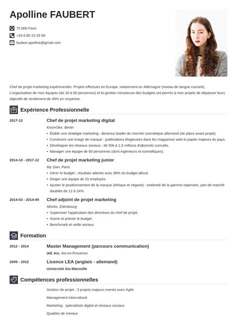 Comment Faire Un Bon Cv Guide Avec Exemples