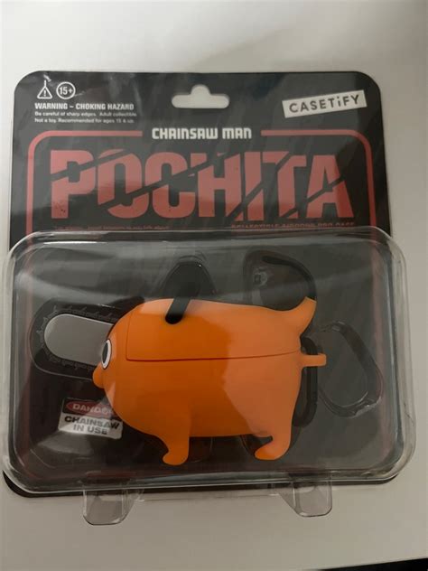 Chainsaw Man Pochita Collectible Airpods Pro 1 And 2 Case Mobile Phones And Gadgets Mobile