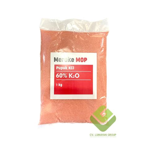 Pupuk Kcl Meroke MOP 1kg Repack MerokeMOP 1 Kg Pupuk Buah Bunga