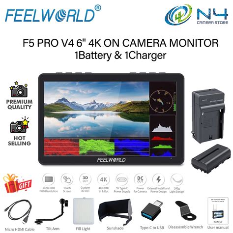 FEELWORLD F5 Pro V4 F5 Pro V3 F5 V2 Touch Screen DSLR Camera Field