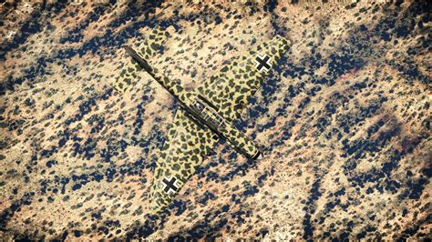 Astounding Bf 109 Desert Camouflage. : r/Warthunder