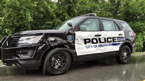 Franklin Police Officer Injured In Crash