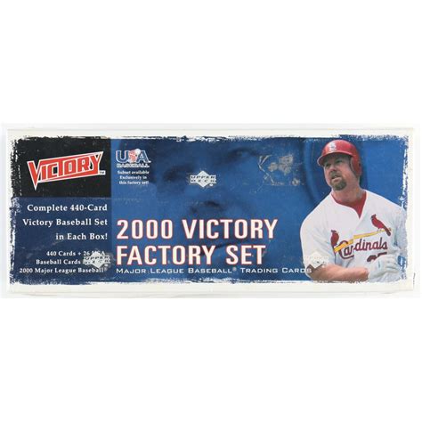 2000 Upper Deck Victory Baseball Factory Set With 440 Cards