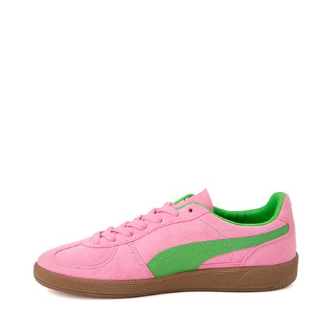 Womens Puma Palermo Athletic Shoe Pink Delight Green Gum Journeys