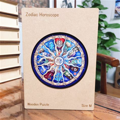 Wooden Jigsaw Puzzle Zodiac Horoscope Artistisu