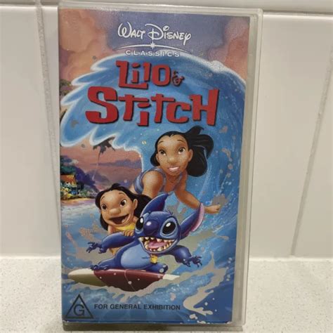 Lilo Stitch Walt Disney Vhs Movie Lilo And Stitch Movie Lilo And