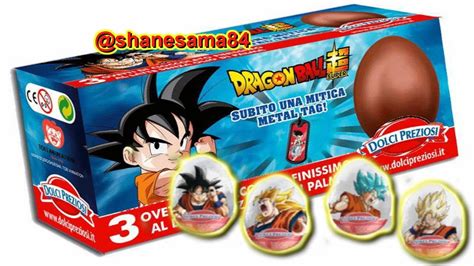 Huevos De Chocolate Y Cromos De Dragon Ball Super Youtube