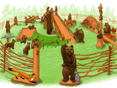 Игровая площадка "Медвежья поляна"