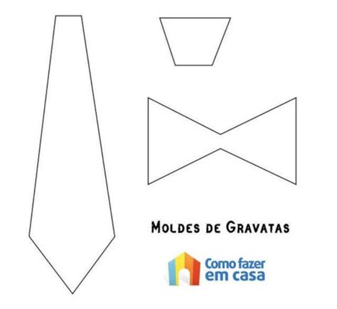 33 Moldes De Gravatas Para Dia Dos Pais Como Fazer Em Casa