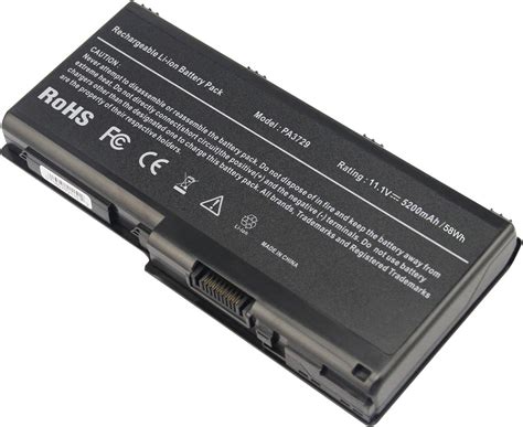 Laptop Battery PA3729U 1BRS Toshiba Qosmio X500 P505 S8971 5200mAh 11