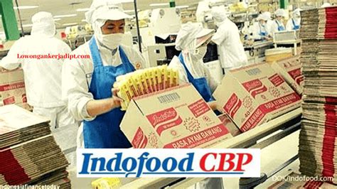 Lowongan Kerja Pt Indofood Cbp Sukses Makmur Tbk