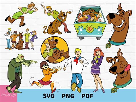 Scooby Doo Svg Scooby Doo Clipart Shaggy Svg Fred Svg Velma Etsy