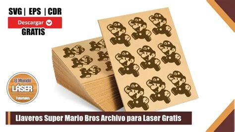 Llaveros Super Paper Mario Bros Archivo Para Laser Gratis