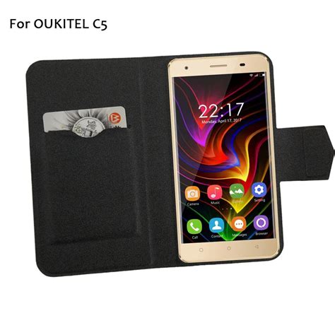 5 Colors Hot Oukitel C5 Phone Case Leather Cover Factory Direct