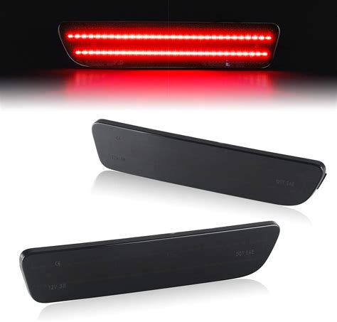 Amazon Gempro Pcs Smoke Lens Red Led Side Marker Light Rear Lamps