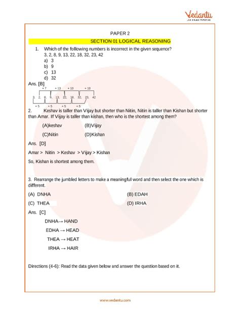 Imo Maths Olympiad Sample Paper 2 For Class 10 With Solutions