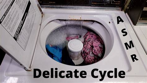 Washing Machine Sounds Delicate Cycle ASMR YouTube