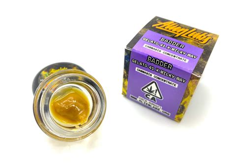 Gelato 41 X Milky Way Live Resin Badder 1 Gram Alien Labs