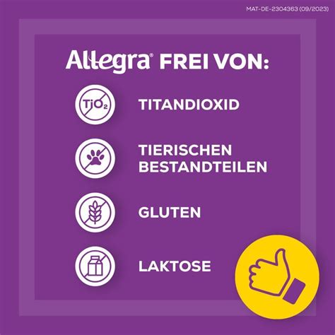 Allegra Allergietabletten St Shop Apotheke