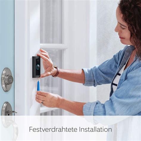 Ring Video Doorbell Wired Schwarz Ab Preisvergleich