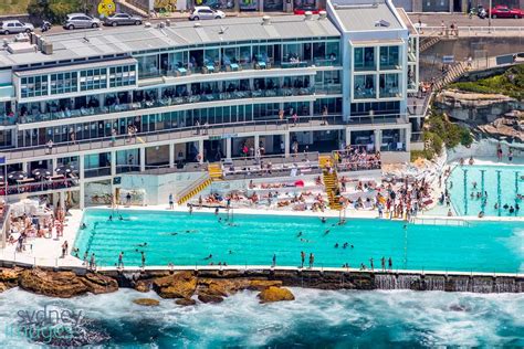 Aerial Stock Image Bondi Icebergs Club