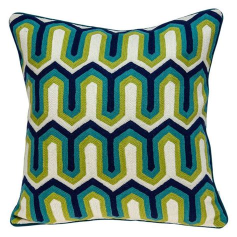 Handmade Monte Transitional Multicolored Pillow Cover With Poly Insert Contemporary