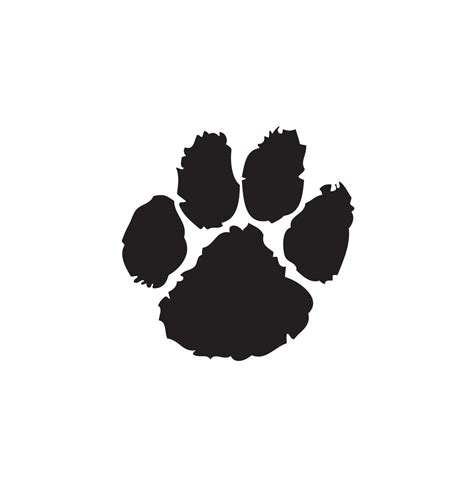 Wildcat Paw Prints Clip Art