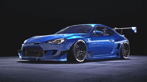 Subaru BRZ Rocket Bunny V3 3D Model 250 C4d Fbx Obj Max Unknown