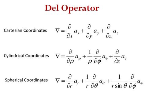 Coordinate Systems And Transformations And Vector Calculus