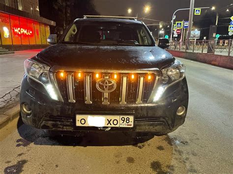 Подсветка решетки Прадо 150 — Toyota Land Cruiser Prado 150-series, 4 л ...