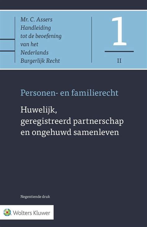 Asser Serie Ii Personen En Familierecht Ebook Wolters Kluwer