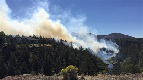 Fast Growing Brush Fire Forces Evacuations At State Park Near Redmond