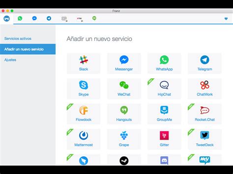 Franz es la mejor app de mensajería instantánea para tu computador