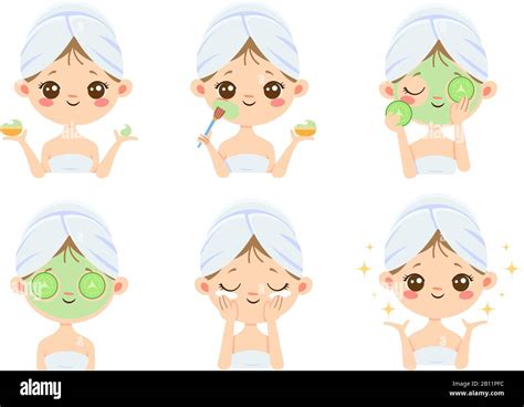 Pretty Skin Stock Vector Images Alamy