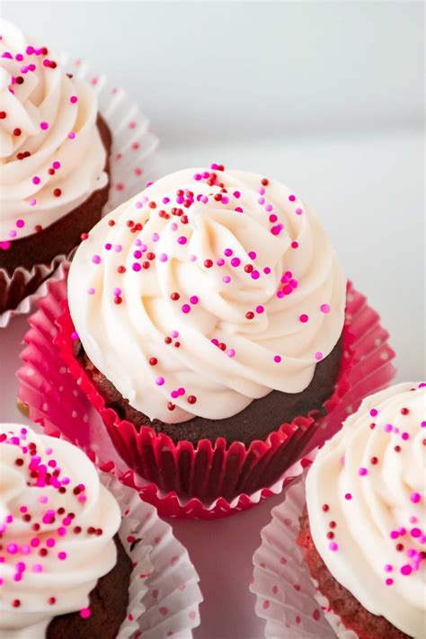 Gluten Free Pink Velvet Cupcakes With Real Strawberry Buttercream