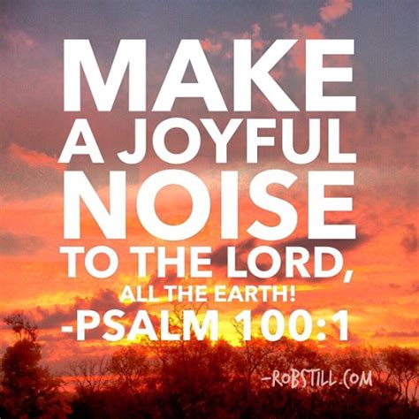 Make A Joyful Noise RobStill