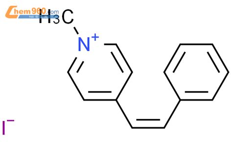 80641 41 4 Pyridinium 1 methyl 4 1Z 2 phenylethenyl iodide化学式结构