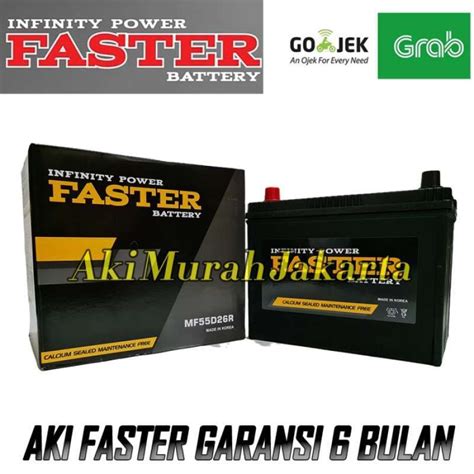 Jual Aki Mobil Hino Dutro 55D26R N50Z FASTER BATTERY Aki Kering 12V